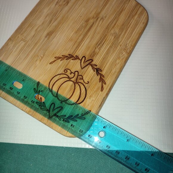 Pumpkin Cutting Board Halloween Decor Practical Kitchen Laser Cut Design - Picture 4 of 6